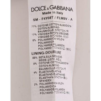 Dolce & Gabbana Black Floral Cutout Lace A-Line Skirt