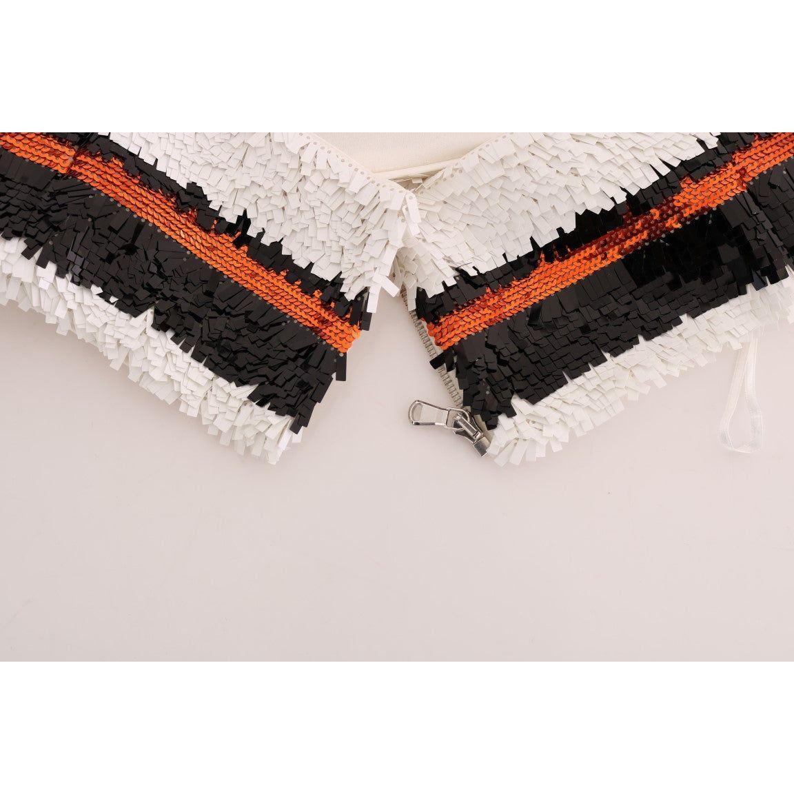 Dolce & Gabbana Multicolor Sequined Stretch Bustier Top 1728,4% Elastane,67345645728,Clothing,Dolce & Gabbana,IT42|M,Material: 96% Wool,Multicolor,New with tags,Sleeveless - T-Shirts - Clothing,T-Shirts - Clothing,Tops & T-Shirts - Women - Clothing,Women,