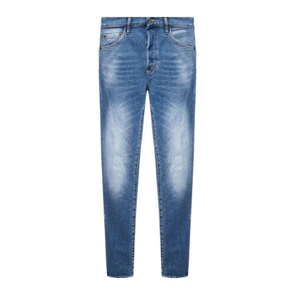 Dsquared² Blue Cotton Men's Distressed Jean