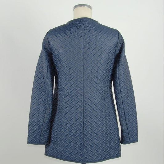 Emilio Romanelli Blue Polyester Women Jacket EM-958-IT48 | XL