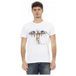 Trussardi Action White Cotton Men T-Shirt TR-22766-3XL