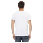 Trussardi Action White Cotton Men T-Shirt TR-22766-3XL