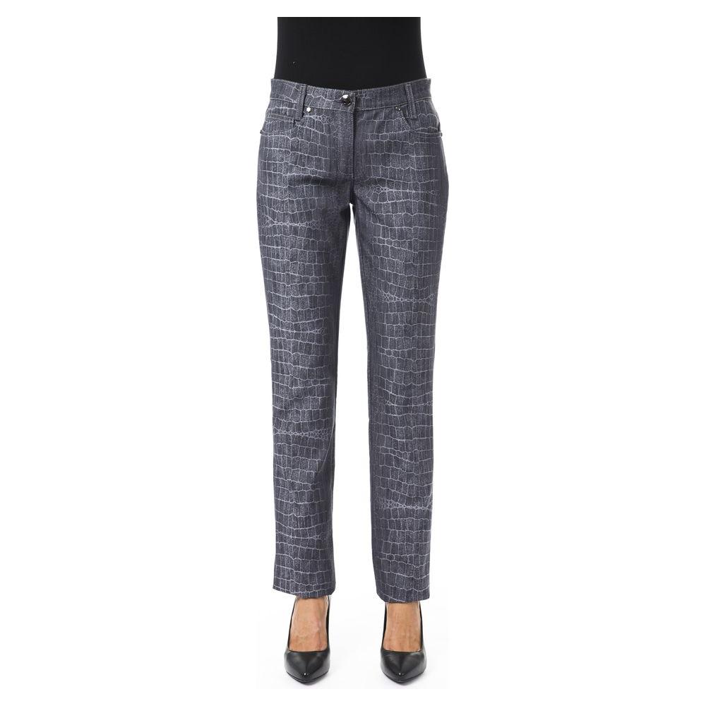 BYBLOS Black Viscose Women Pants