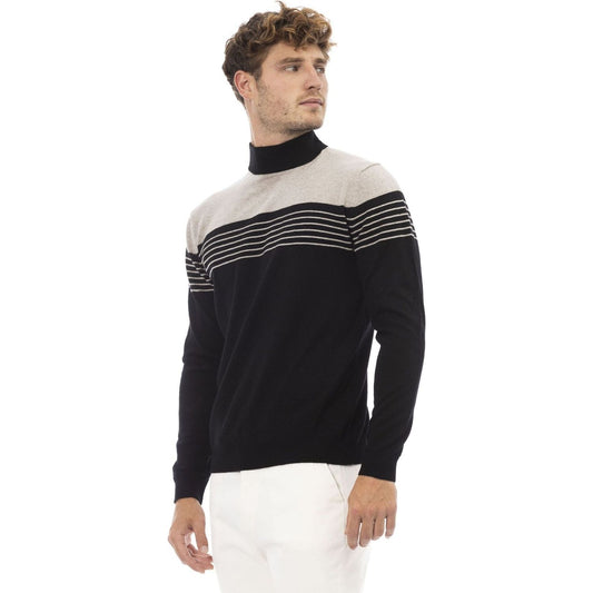 Alpha Studio Sweaters AU123H_9000NEROSABBIA:401503