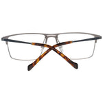 Hackett Blue Men Glasses Frame with metal and plastic materials, full-rim browline style, and blue-filter design.