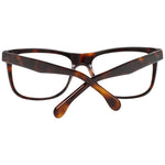 Lozza Brown Men Glasses Frame with plastic full-rim in brown color, size 54-17-140, includes branded case.