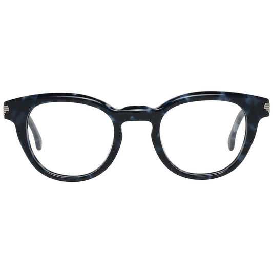 Lozza Blue Unisex Glasses Frame, full-rim plastic frame, blue color, 45-22-135 size, includes branded case, no spring hinge.