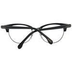 Lozza Black Women Glasses Frame, full-rim plastic design with 50-18-140 size dimensions, shown from the front perspective.
