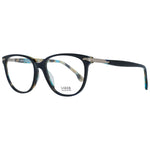 Lozza Blue Women Glasses Frame, round full-rim design, plastic material, with branded case, size 54-17-140.