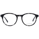 Sandro Gray Men Glasses Frame with full-rim plastic round grey frame, size 50-19-145, includes branded case, no spring hinge.