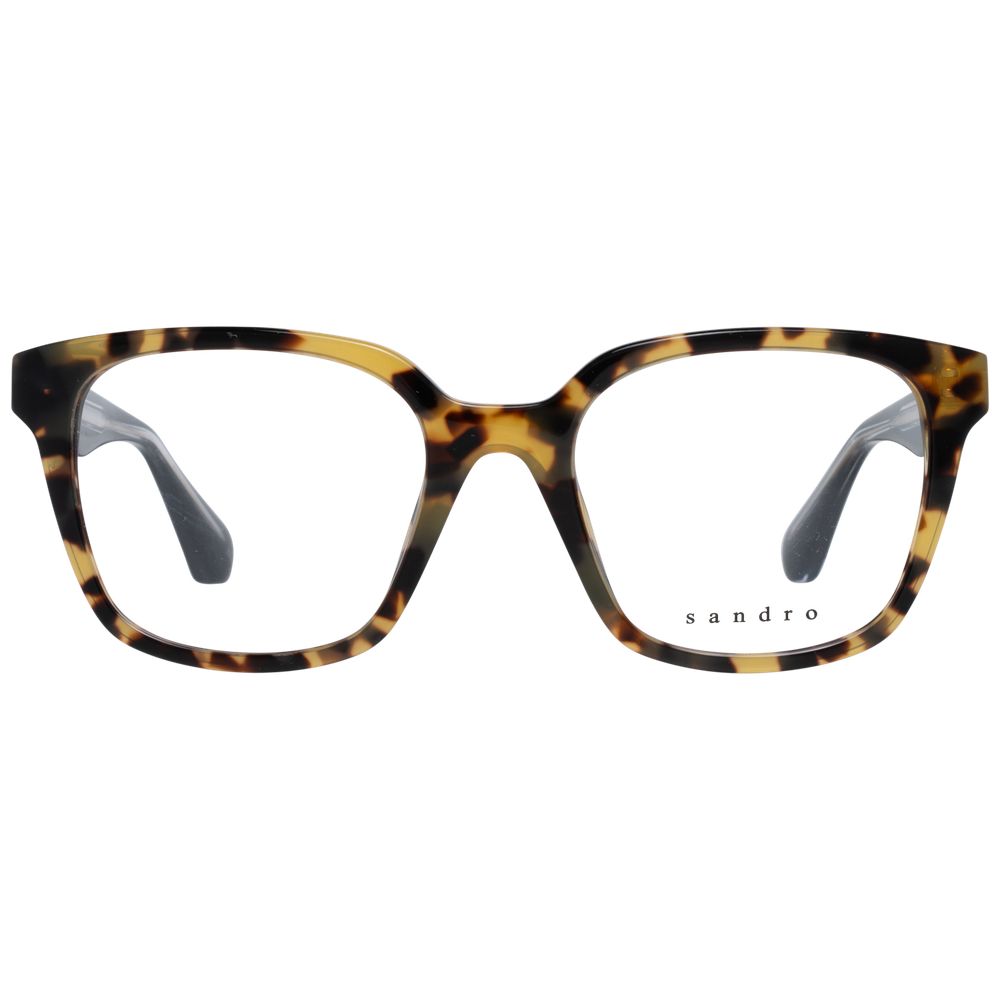 Sandro Multicolor Women Glasses Frame, full-rim plastic design with multicolor pattern, including branded case, lenses width 50mm.