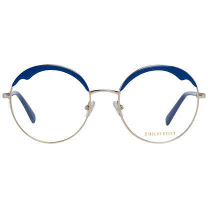 Emilio Pucci Blue Metal & Plastic Glasses (Frames)