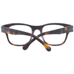Lozza Brown Unisex Glasses Frame with full-rim round style, 50-21-140 size in brown plastic, includes branded case.