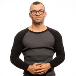 Person wearing Lozza Brown Unisex Glasses Frame with full-rim style and plastic material.