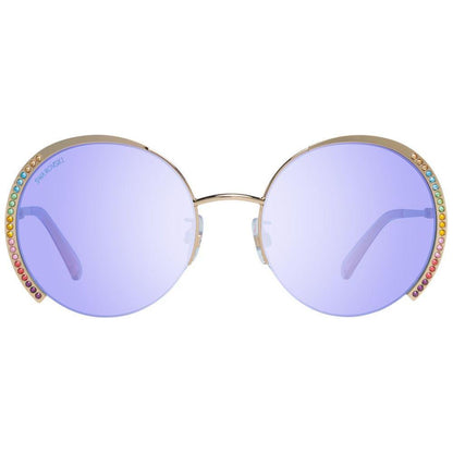 Swarovski Gold Metal Sunglasses