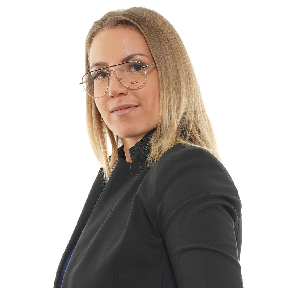Maje Gold Stainless Steel Glasses (Frames)