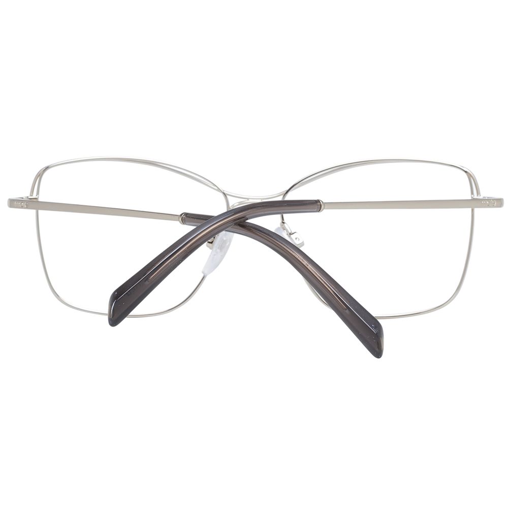 Maje Gold Women Glasses Frame in stainless steel with square full-rim design, gold color, demo lenses, and 51-14-135 size.