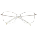Front view of Maje Gold Women Glasses Frame in stainless steel, full-rim style, featuring square demo lenses.