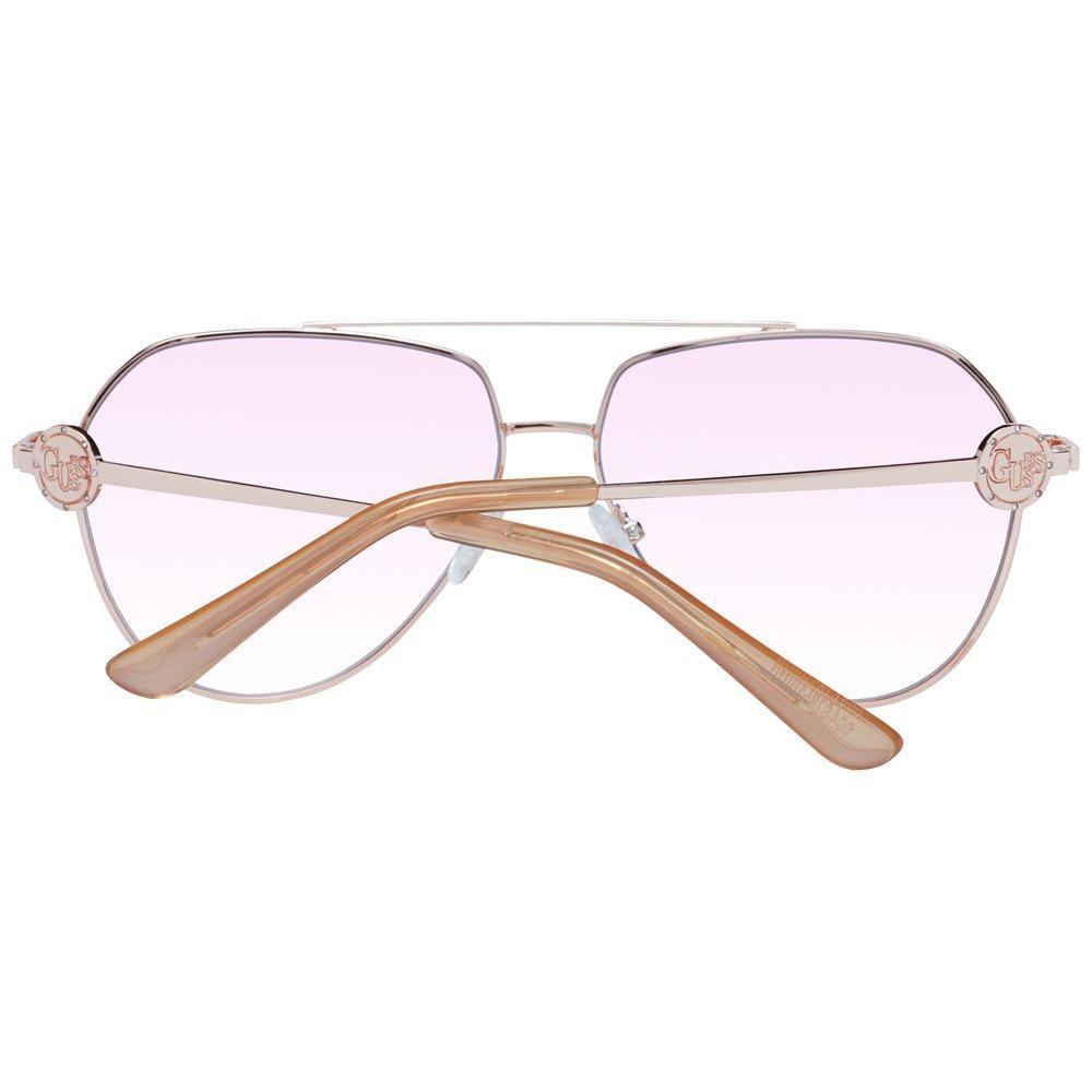 Guess Rose Gold Women Sunglass