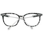 Tod's Black Women Glasses Frame in black metal and plastic with a full-rim trapezium style, size 52-16-145, featured with demo lenses.