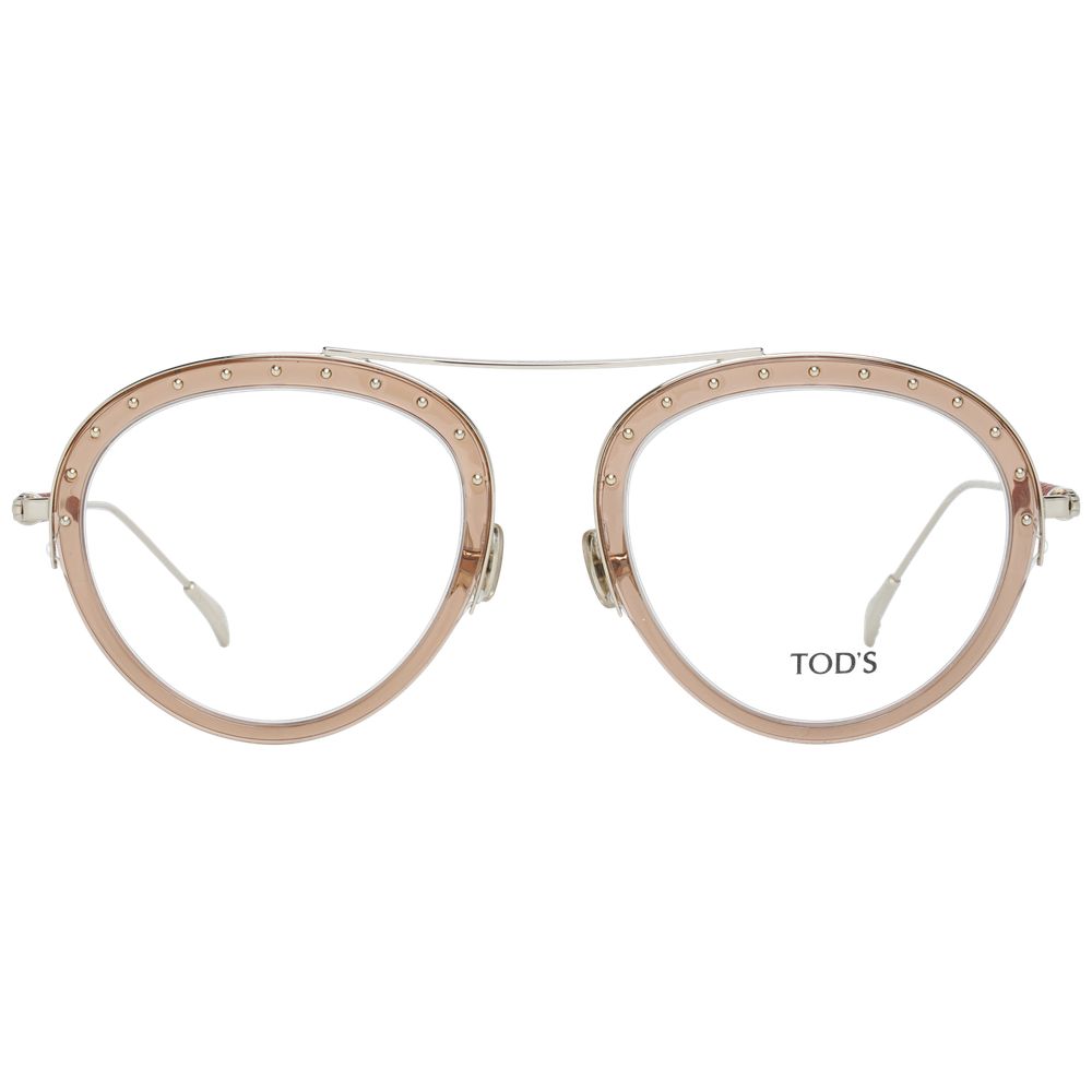 Tod's Brown Metal & Plastic Glasses (Frames)