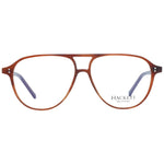 Hackett Brown Men Glasses Frame in full-rim acetate with aviator style.
