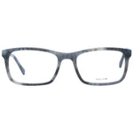 Police Gray Men Glasses Frame in full-rim plastic design, rectangle style with grey color, size 52-19-145, comes with branded case.