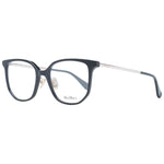 Max Mara Black Women Glasses Frame, full-rim plastic butterfly style with demo lenses, includes branded case.
