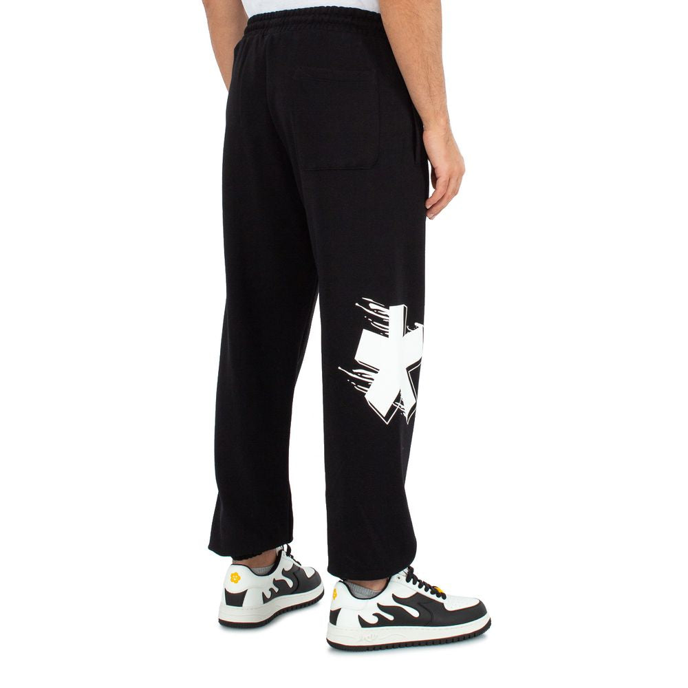 Comme Des Fuckdown Nero Cotton Men Sweatpant
