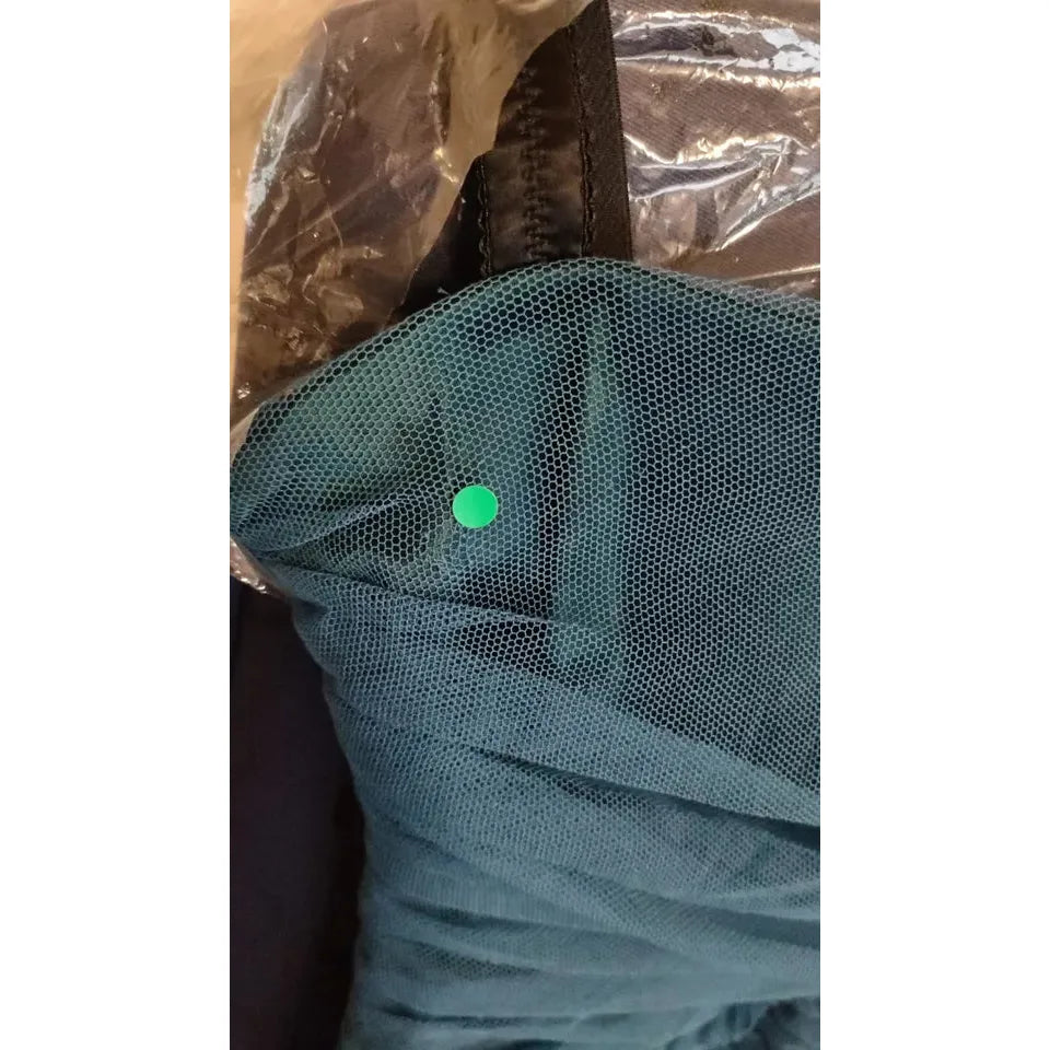 Dolce & Gabbana Blue Draped Tulle Midi Sheath Cotton Dress