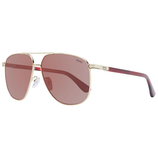 BMW Gold Men Sunglasses BM-1053479