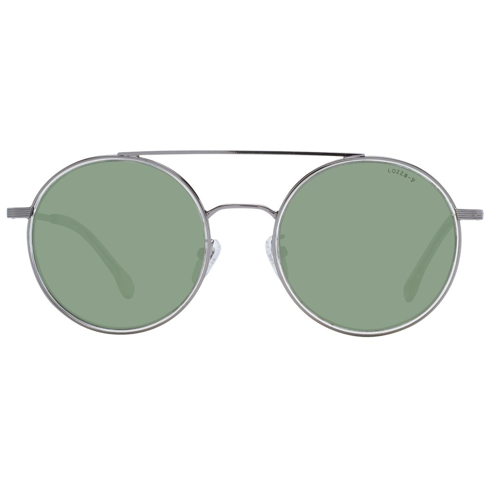 Lozza Gray Metal Sunglasses