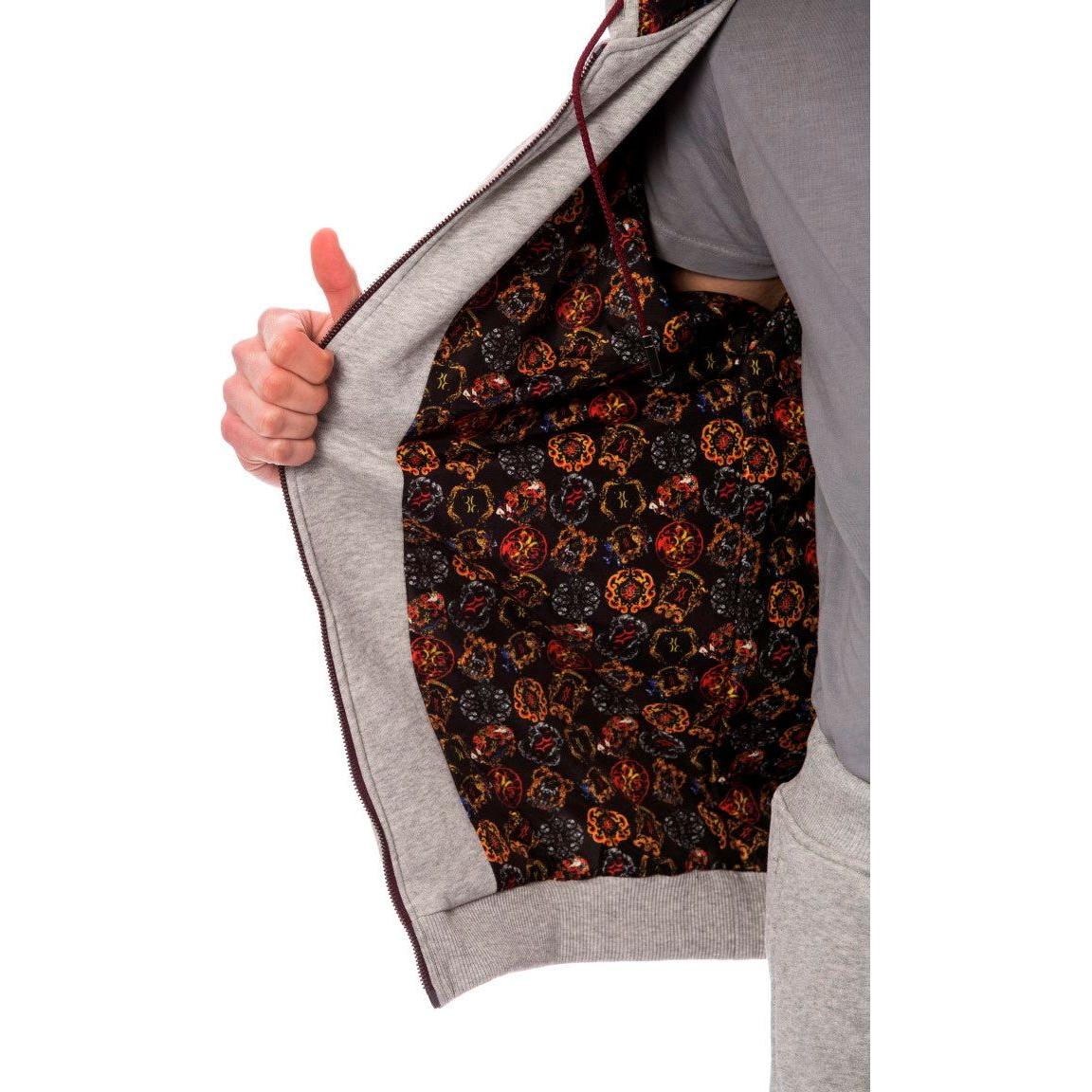 طقم رياضي أنيق من القطن باللون الرمادي من Billionaire Italian Couture