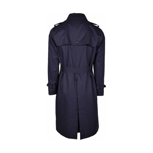 Aquascutum Blue Cotton Jacket AQ-13695-IT56 | 3XL