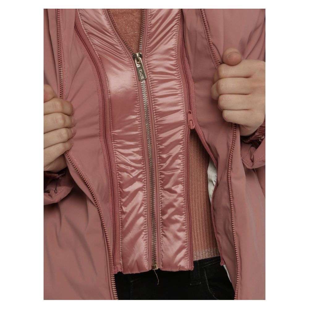 Yes Zee Rosa Nylon Women Jacket with Removable Hood