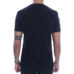 Frankie Morello Chic Black Crewneck Tee with 'RIDERS' Motif Frankie Morello Dark Slate Gray