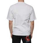 Dolce & Gabbana White Cotton DG Logo Print Casual T-shirt