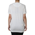 Dolce & Gabbana White Cotton Crew Neck Short Sleeve T-shirt