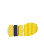Dolce & Gabbana Yellow Sorrento Crystals Low Top Sneakers Shoes