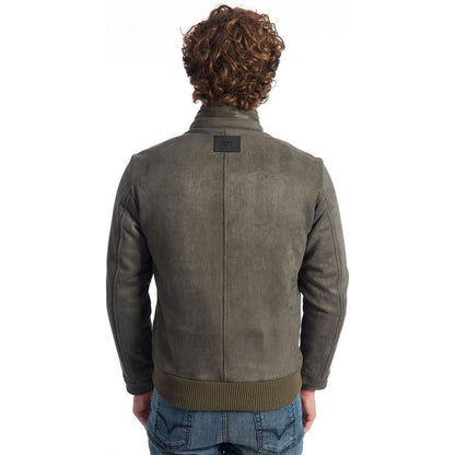 Roberto Pepe Luxury Green Eco Leather Men's Jacket
