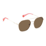 Polaroid Beige Stainless Steel Sunglasses POPLD6172S10ASPAC