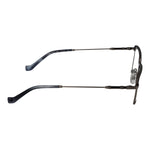 Side view of Hackett Blue Men Glasses Frame with full-rim metal structure, size 53-16-145, in elegant blue color.