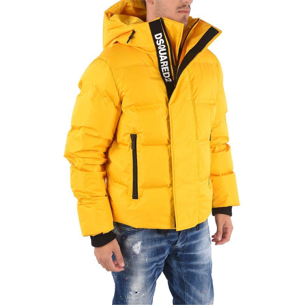 Dsquared² Yellow Nylon Jackets & Coat