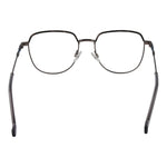 Hackett Gray Men Glasses Frame, gunmetal full-rim metal frame, round style with demo plastic lenses, size 51-17-140, includes branded case.