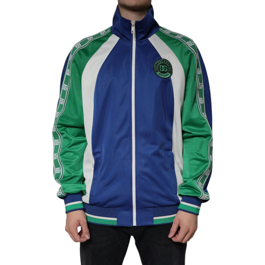 Dolce & Gabbana Multicolor Polyester Full Zip Bomber Jacket JKT41248-48