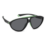 Polaroid Black Rubber Sunglasses POPLD2151S3OLG2M9AC