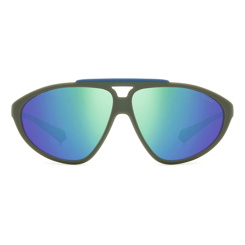 Polaroid Green Rubber Sunglasses
