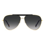 Polaroid Black Metal Sunglasses