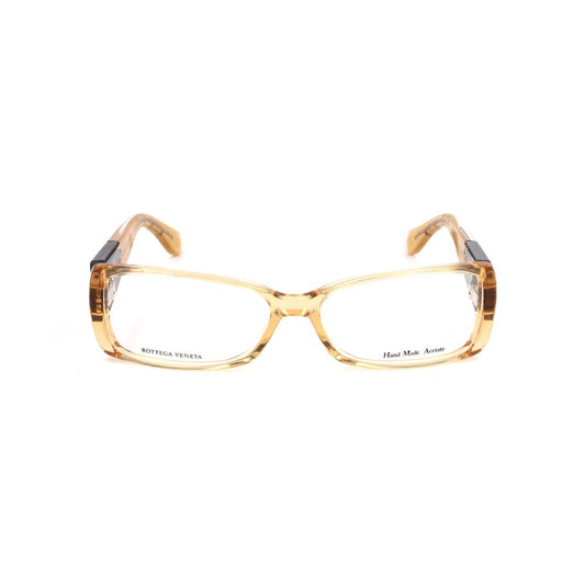 Bottega Veneta Brown Acetate Frames with rectangular design, crafted from acetate, featuring measurements 54/15/130mm.