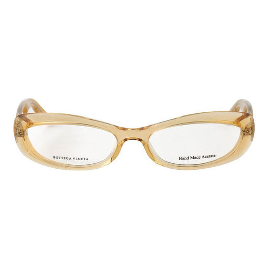 Bottega Veneta Brown Acetate Frames for women with 52/16/135 mm measurements, featured in durable brown acetate material.
